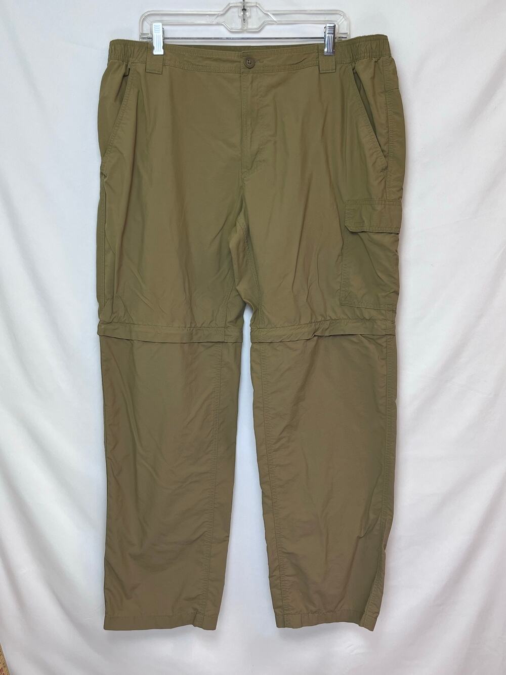 Columbia Men's Smith Creek Convertible Hiking Athleisure Pants Khaki 40x32